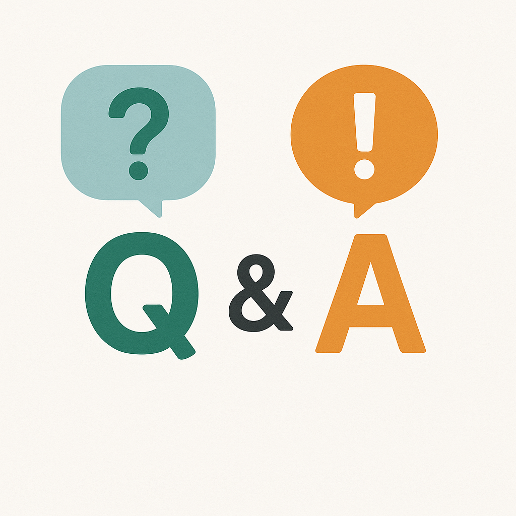 生活保護に関するよくある質問のイメージ（QとAのアイコン）